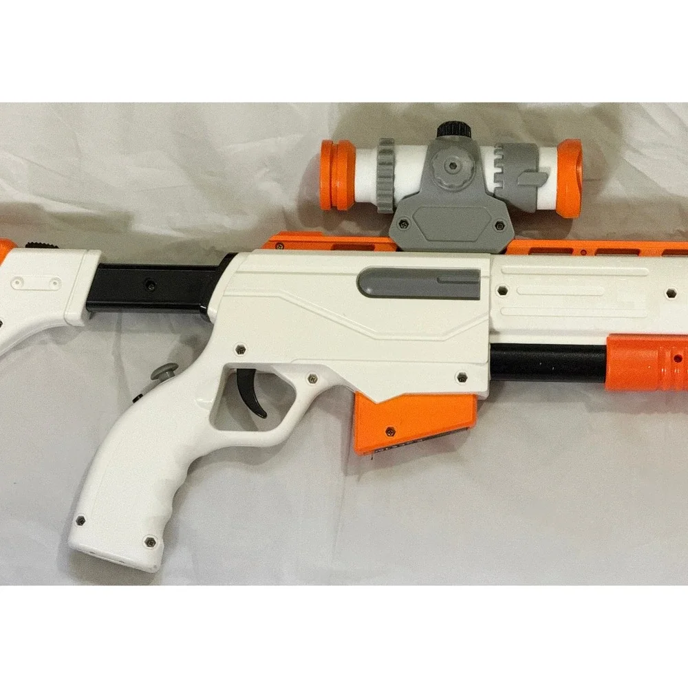 Cabela's Top Shot Elite Wireless Controller Xbox 360 White Orange Rifle‎ Scope